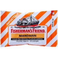 Kẹo con tàu fishermans friend menthol & quýt gói 25gr