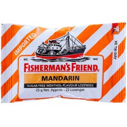 Kẹo con tàu fishermans friend menthol & quýt gói 25gr