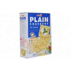 Bánh quy giòn meiji plain crackers hộp 104gr