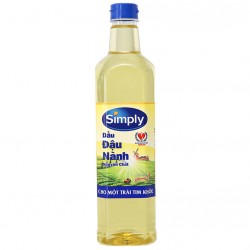 Dầu ăn simply chai 1000ml đậu nành