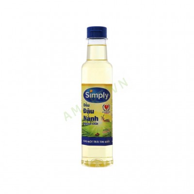 Dầu ăn simply chai 400ml đậu nành