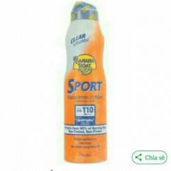 Xịt chống nắng banana boat chai 170gr spf110 sport