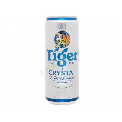 Bia tiger 4,6% vol crystal lon 330ml