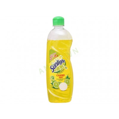 Nước rửa chén sunlight chai 400gr chanh 100