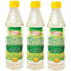 Dấm gạo nguyên chất lisa chai 400ml